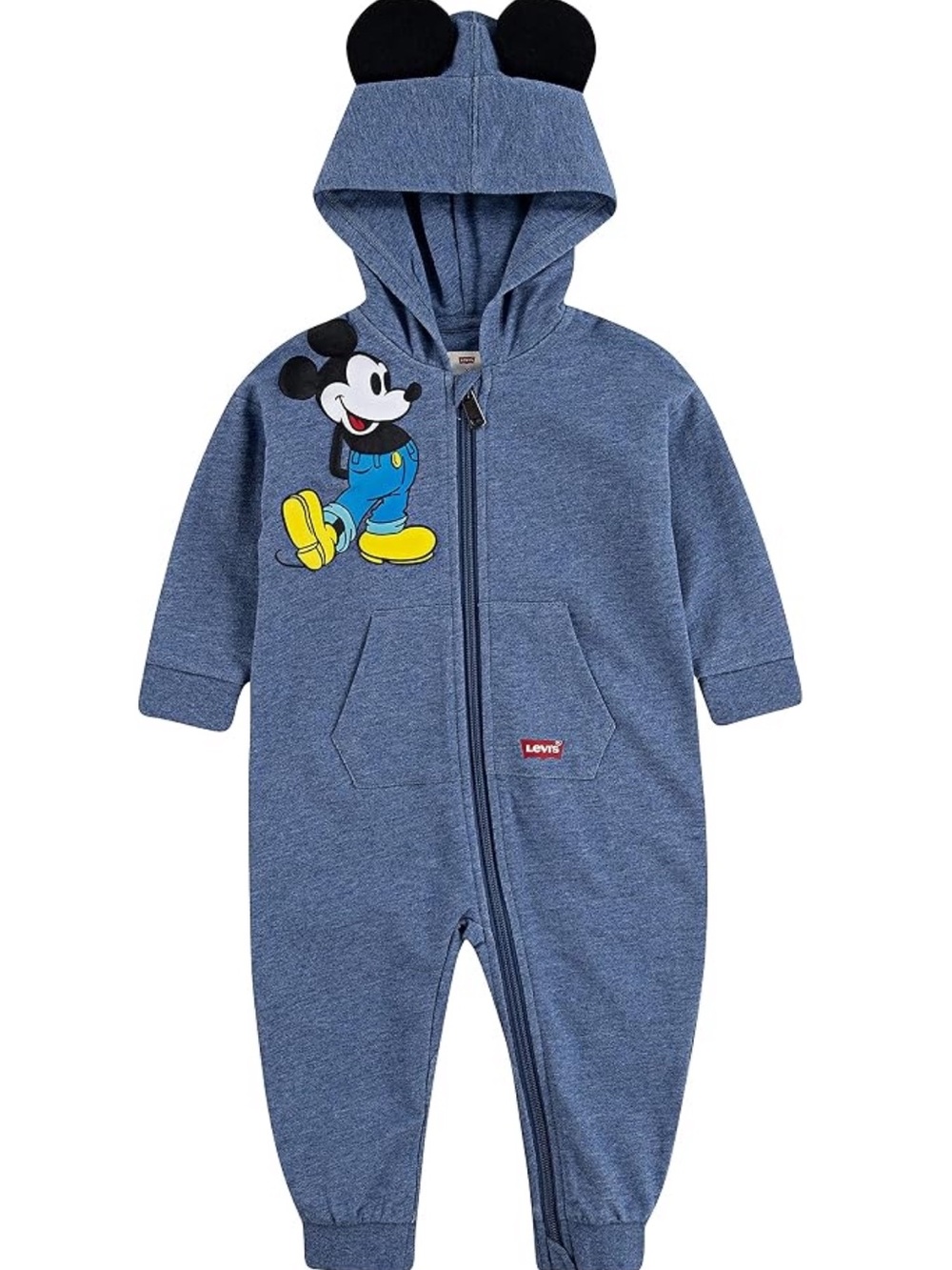 Levi’s x Disney Mickey Mouse Hooded Zip Coverall 9M